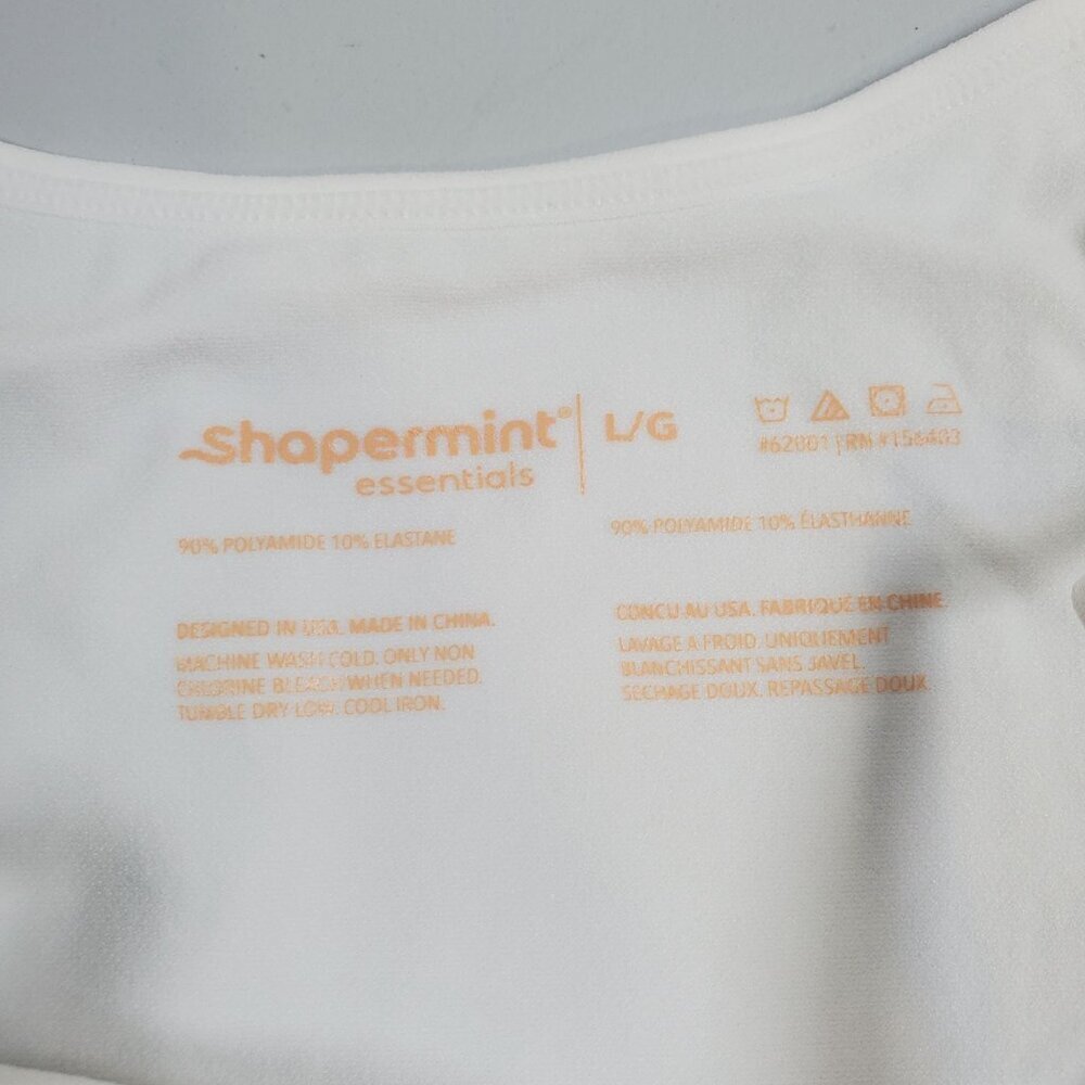Shapermint Essential All Day Everyday Scoop Neck Cami Women Size Large NWT White - Picture 5 of 10